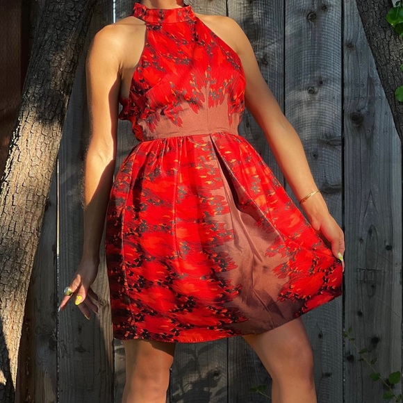 Tibi Silk Red Dress - Picture 5 of 6